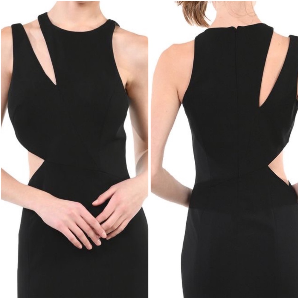 Jay Godfrey Cut Out Sequin Cocktail Dress